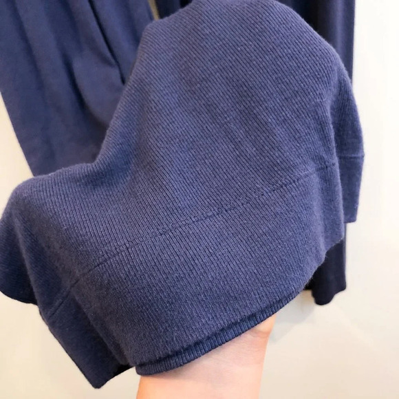 Athleta Purple High Waist Swing Straight Leg Knit Ribbed Loungewear Pants Small - Picture 4 of 8